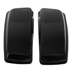 HR3 Vivid Black 6 X 9" Saddlebags Lid Speaker Cutouts W/ Grill For Harley Touring Models 2014-2023