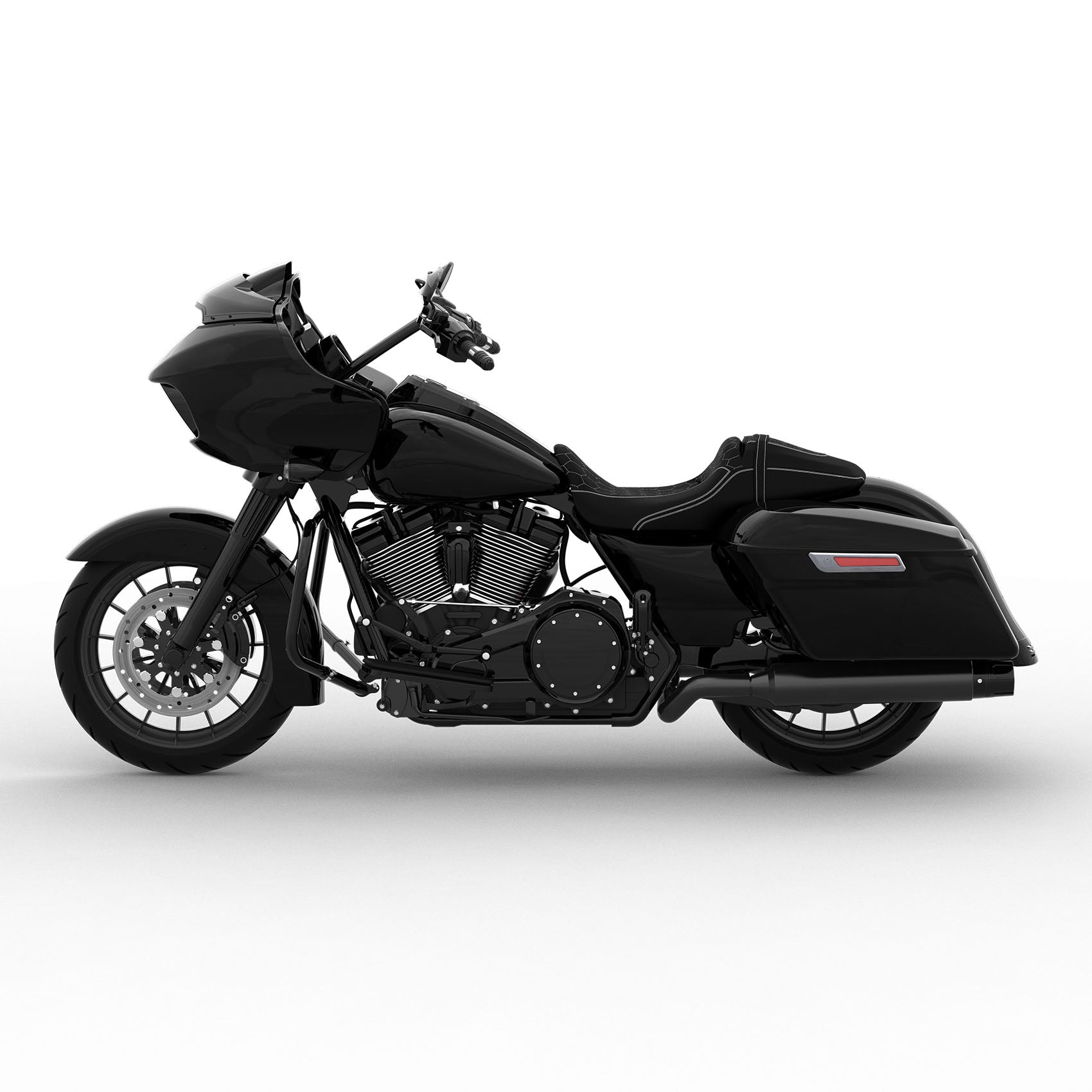 HR3 Vivid Black Complete Body Fairing Kit For Harley Road Glide FLTRX 15-23
