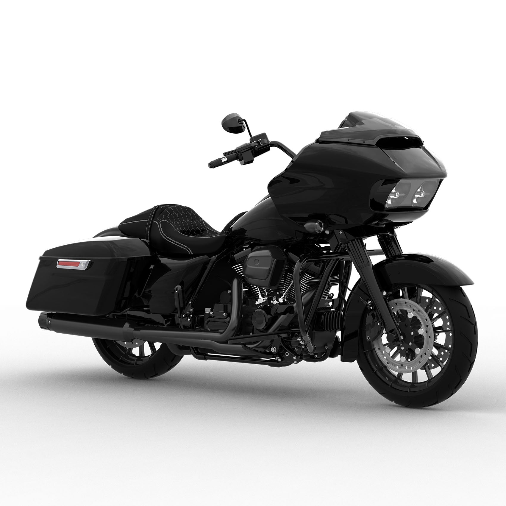HR3 Vivid Black Complete Body Fairing Kit For Harley Road Glide FLTRX 15-23