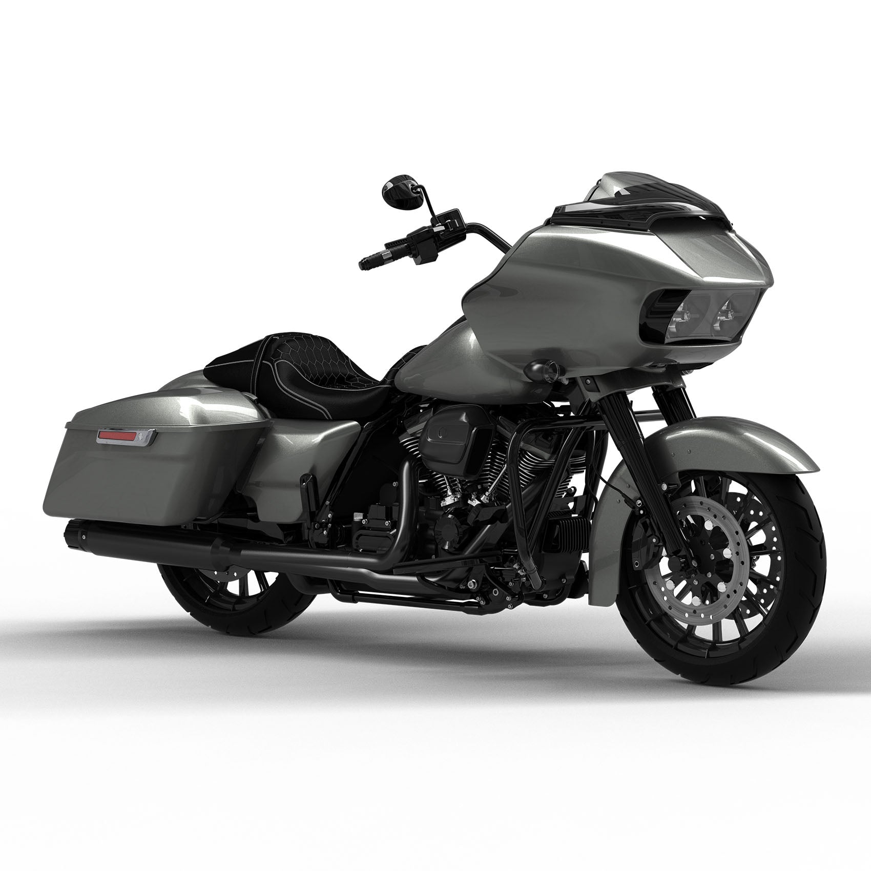 HR3 Industrial Gray Complete Body Fairing Kit For Harley Road Glide FLTRX 15-23