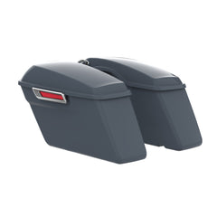 HR3 Gunship Gray Hard Saddlebags Harley Hard Bags ( Regular) For 14-23 Harley Touring