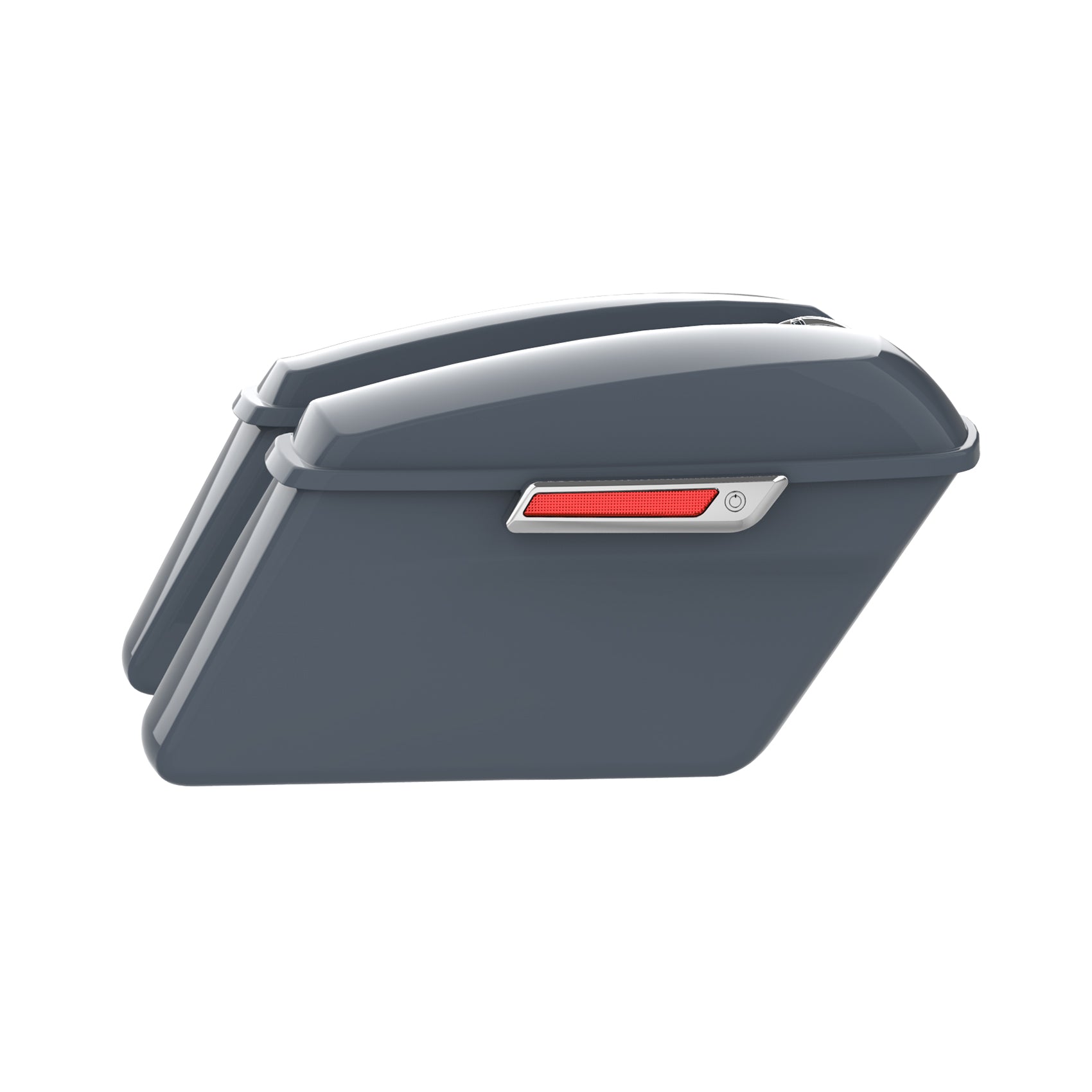 HR3 Gunship Gray Hard Saddlebags Harley Hard Bags ( Regular) For 14-23 Harley Touring