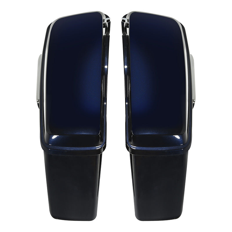 HR3 Midnight Blue Hard Saddlebags Harley Hard Bags (Regular) For 14-23 Harley Touring