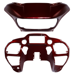 HR3 Mysterious Red Sunglo/ Velocity Red Sunglo 2016RGU Outer Shark Fairing & Inner Fairing Set 2016 ROAD GLIDE ULTRA(FLTRU)