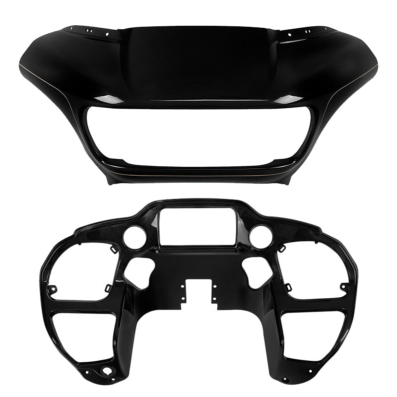 HR3 Black Quartz Outer Shark Fairing & Inner Fairing Set 2016 ROAD GLIDE SPECIAL (FLTRXS)