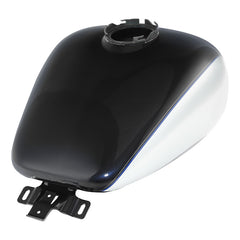 HR3 Midnight Blue / Barracuda Silver Fuel Gas Tank For 2008-2023 Harley Touring Models