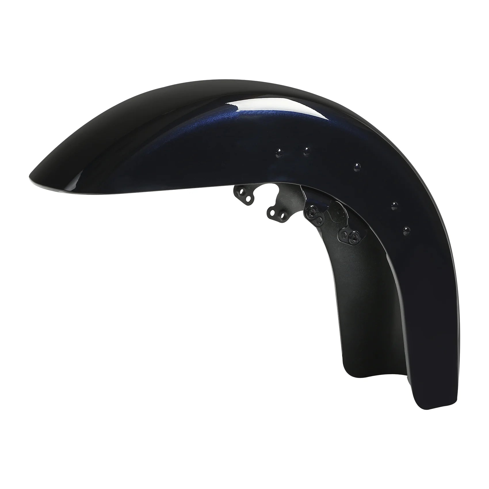 HR3 Midnight Blue Motorcycle 18" Wide Tire Front Mudguard Fender For Harley Touring Models 2014-2023