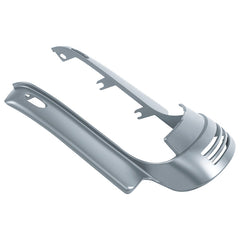 HR3 Barracuda Silver Denim Rear Fender Filler Panel For Harley 2014-2023 FLHX FLHXS, 2015-2023 FLTRX FLTRXS