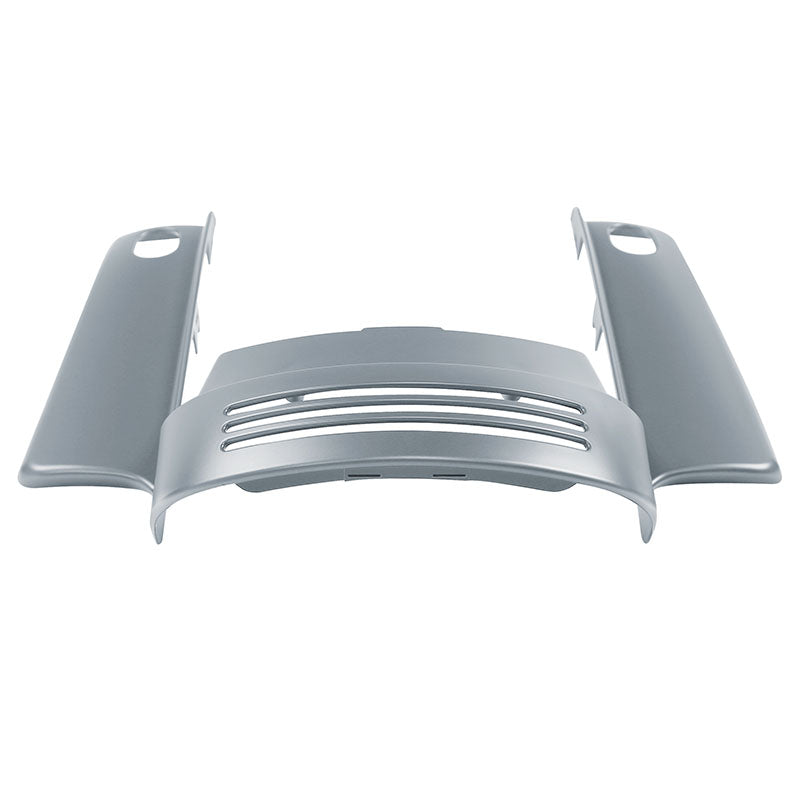 HR3 Barracuda Silver Denim Rear Fender Filler Panel For Harley 2014-2023 FLHX FLHXS, 2015-2023 FLTRX FLTRXS