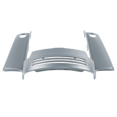 HR3 Barracuda Silver Denim Rear Fender Filler Panel For Harley 2014-2023 FLHX FLHXS, 2015-2023 FLTRX FLTRXS