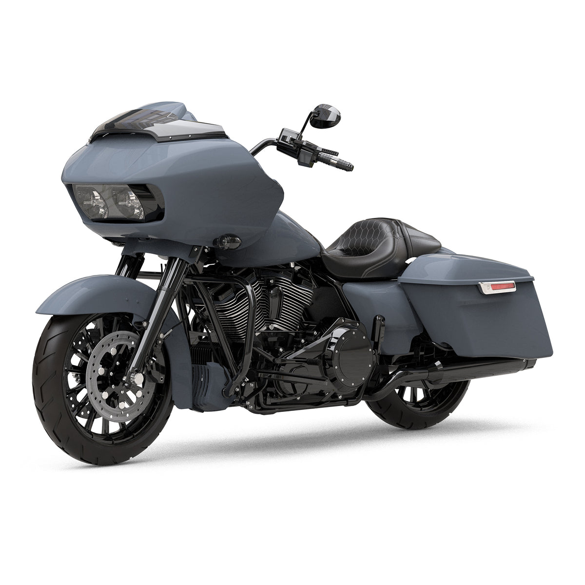 HR3 Gunship Gray Complete Body Fairing Kit For Harley Road Glide Special FLTRXS 15-23