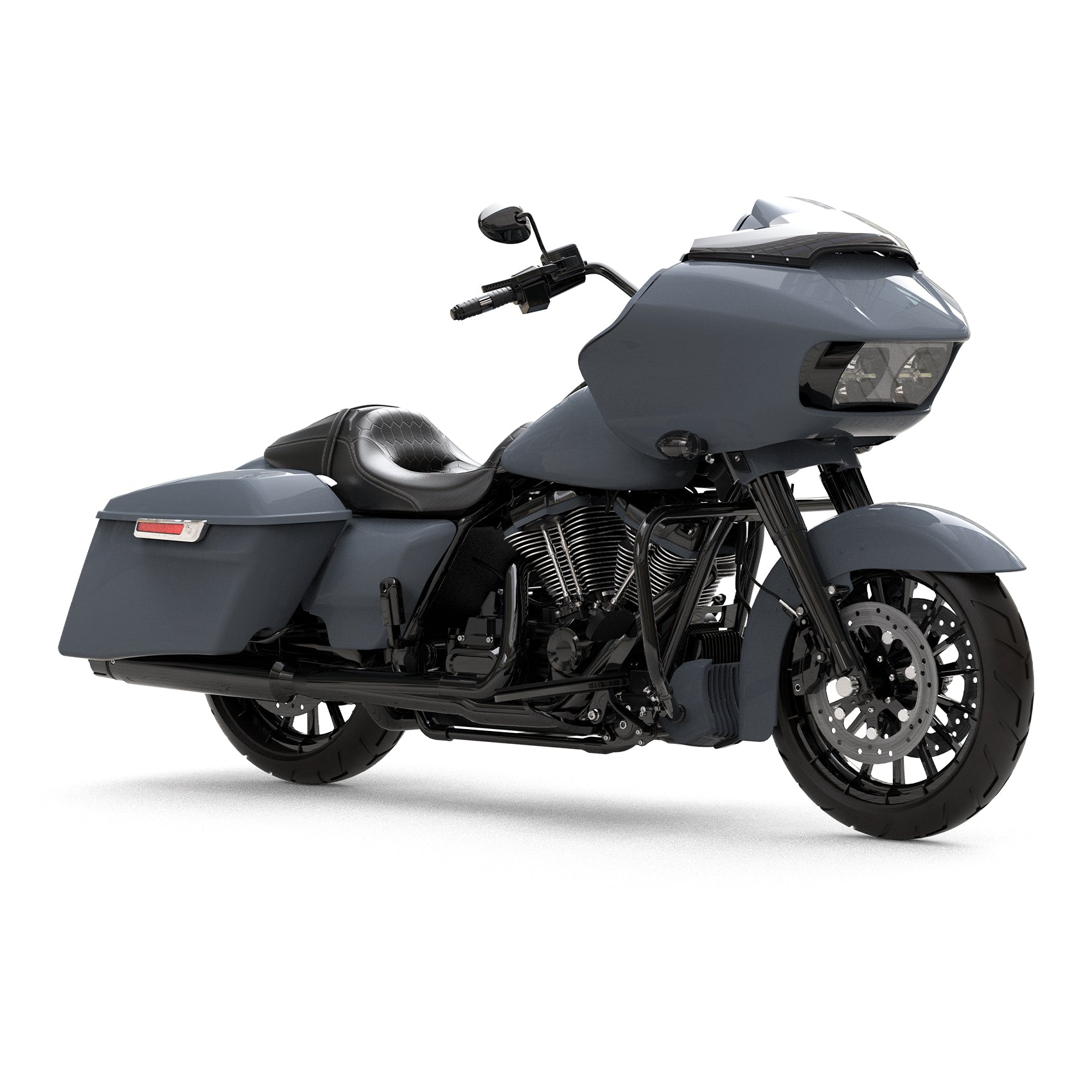 HR3 Gunship Gray Complete Body Fairing Kit For Harley Road Glide Special FLTRXS 15-23