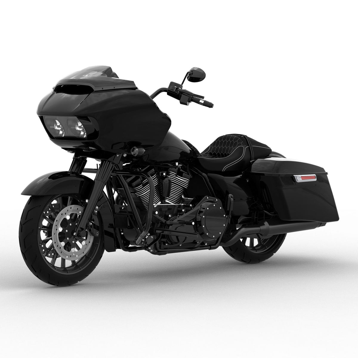 HR3 Vivid Black Complete Body Fairing Kit For Harley Road Glide Special FLTRXS 15-23