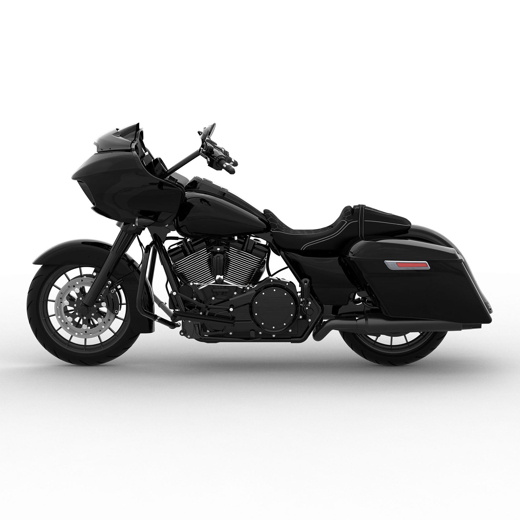 HR3 Vivid Black Complete Body Fairing Kit For Harley Road Glide Special FLTRXS 15-23