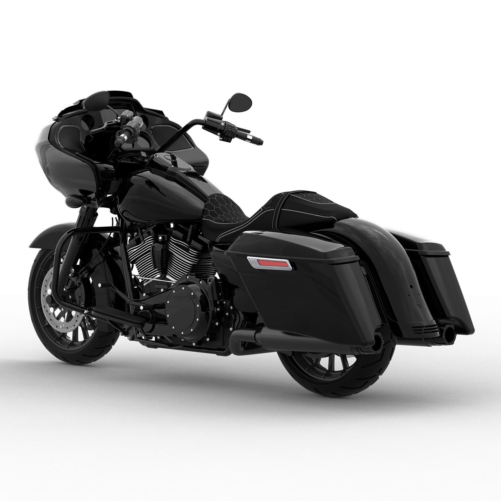 HR3 Vivid Black Complete Body Fairing Kit For Harley Road Glide Special FLTRXS 15-23