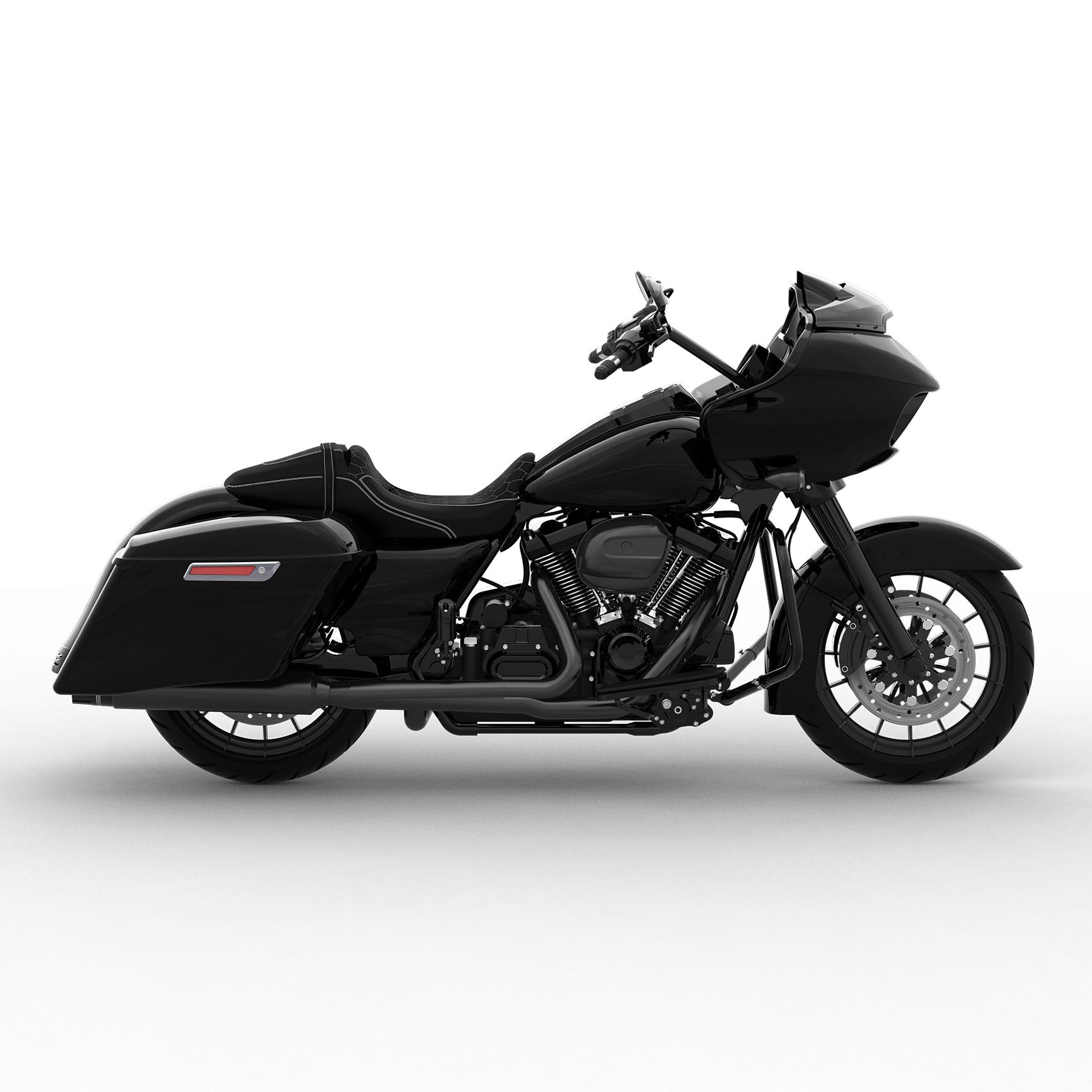 HR3 Vivid Black Complete Body Fairing Kit For Harley Road Glide Special FLTRXS 15-23