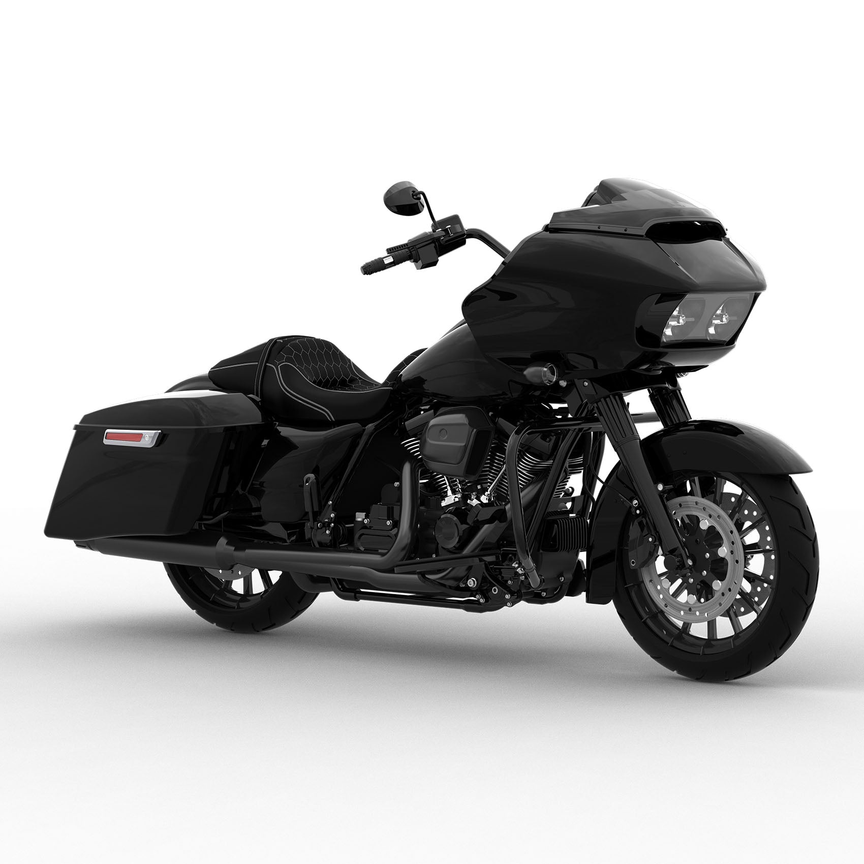 HR3 Vivid Black Complete Body Fairing Kit For Harley Road Glide Special FLTRXS 15-23