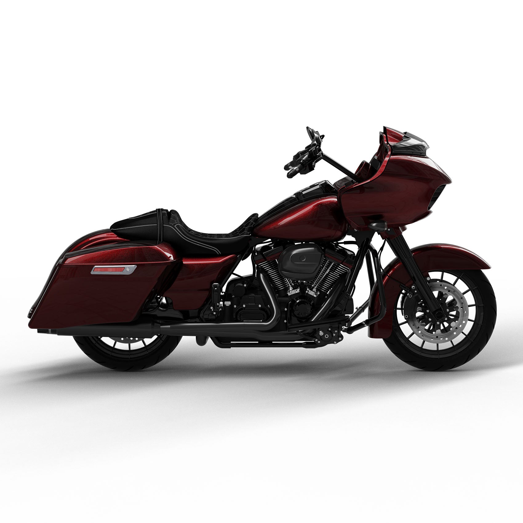 HR3 Twisted Cherry Complete Body Fairing Kit For Harley Road Glide Special FLTRXS 15-23