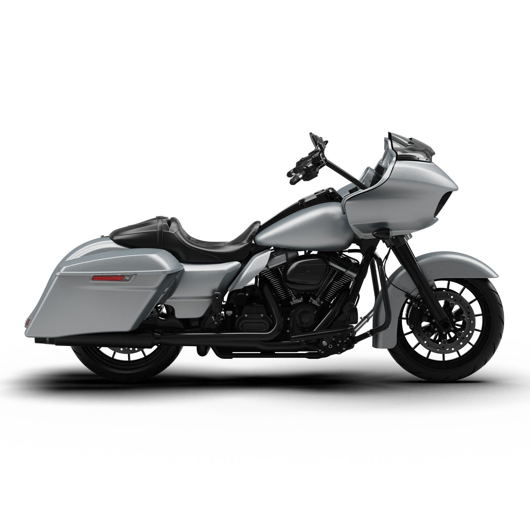 HR3 Barracuda Silver Denim Complete Body Fairing Kit For Harley Road Glide Special FLTRXS 15-23