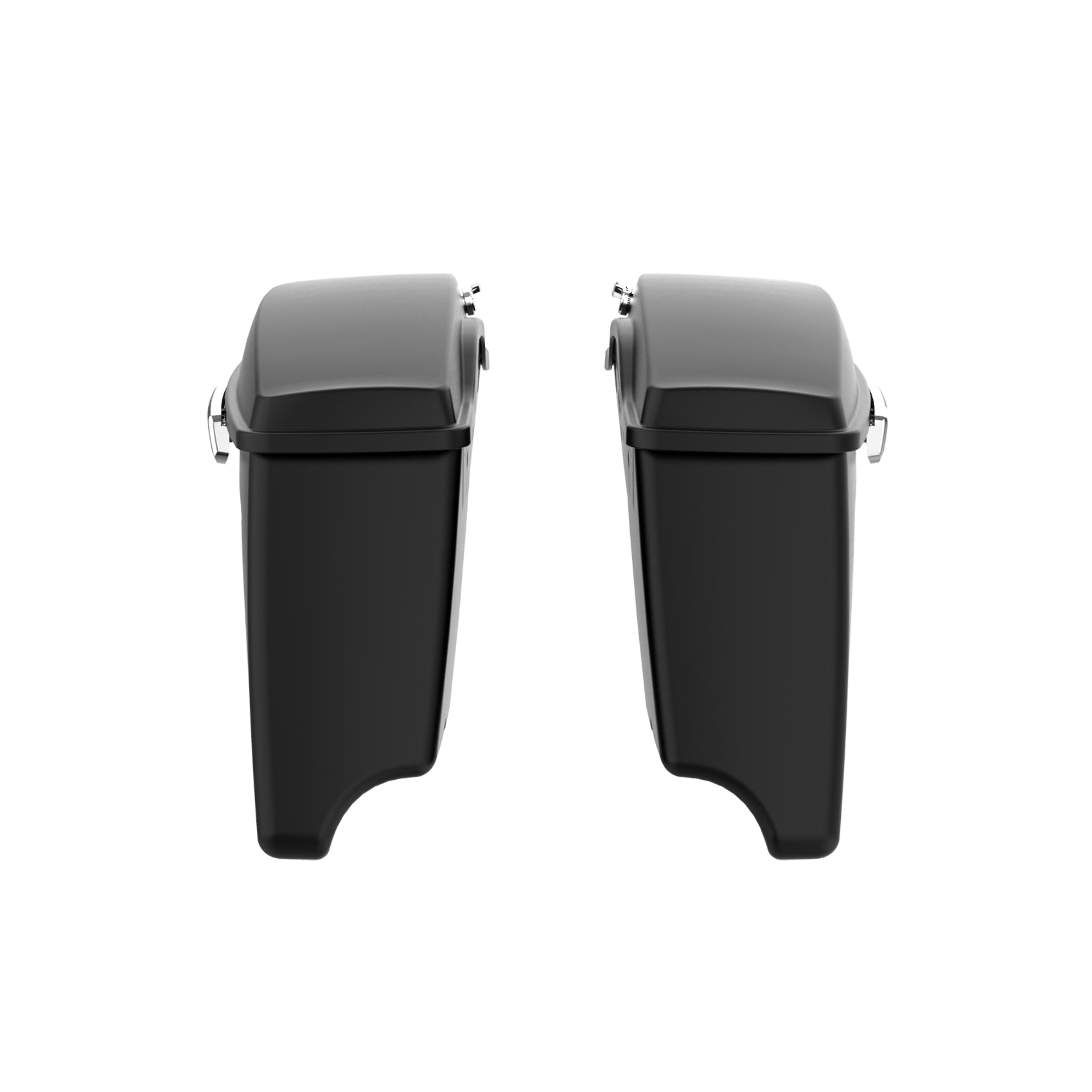 HR3 Black Denim CVO Stretched Saddlebags For 14-23 Harley Touring