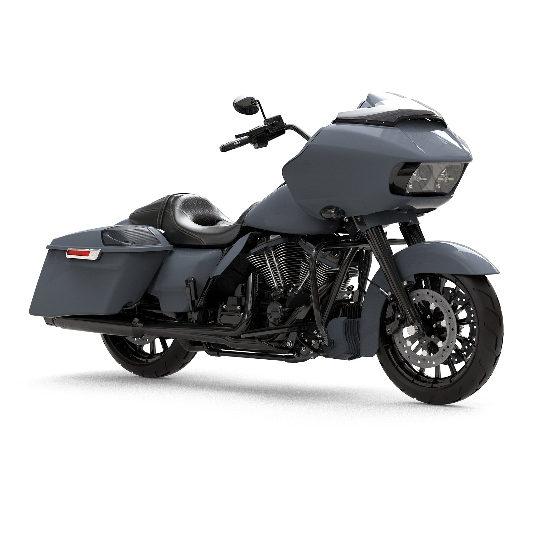 HR3 Gunship Gray Complete Body Fairing Kit For Harley CVO Road Glide FLTRXSE 15-23