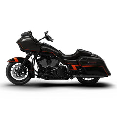 HR3 Black Earth & Vivid Black Complete Body Fairing Kit For Harley CVO Road Glide FLTRXSE 15-23