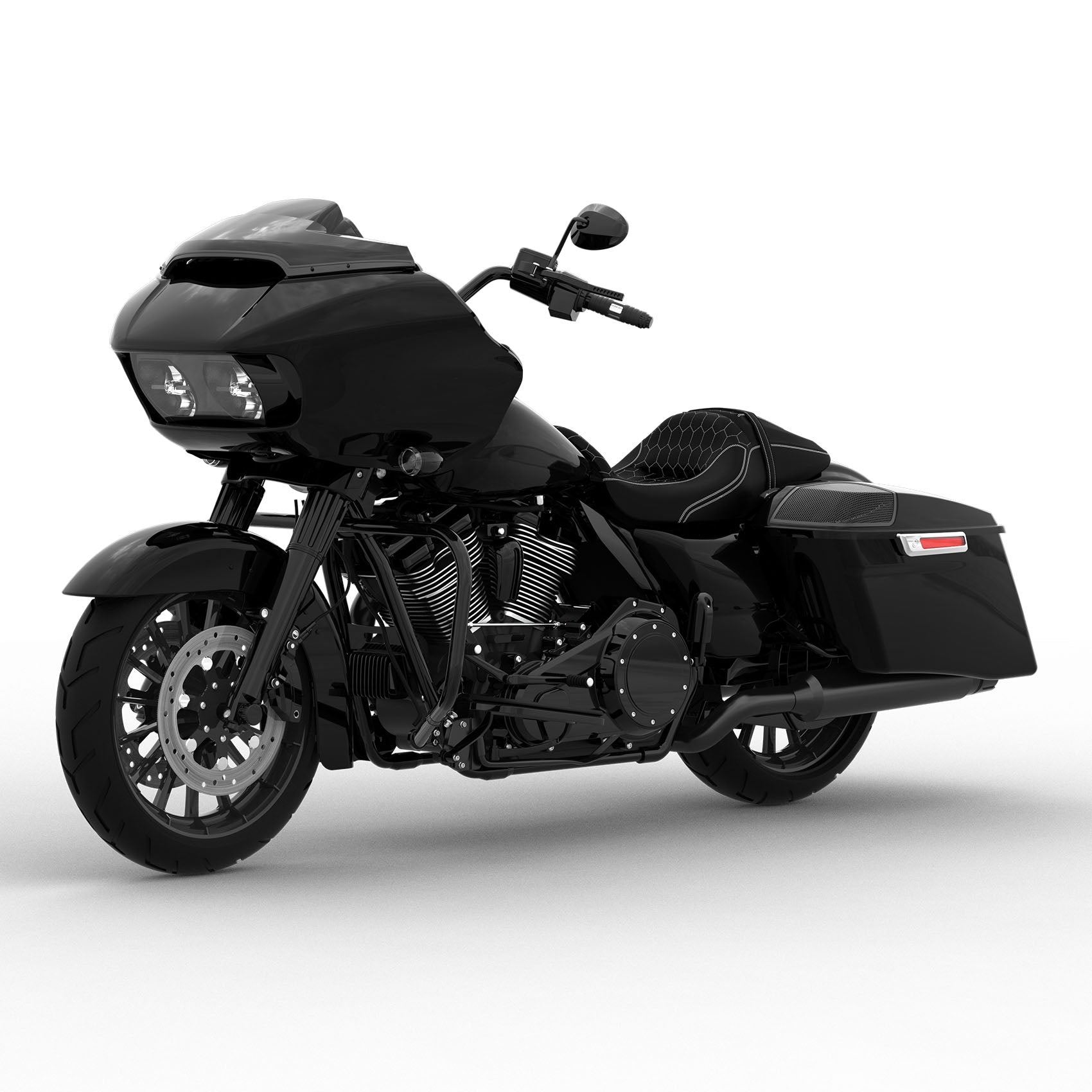 HR3 Vivid Black Complete Body Fairing Kit For Harley CVO Road Glide FLTRXSE 15-23