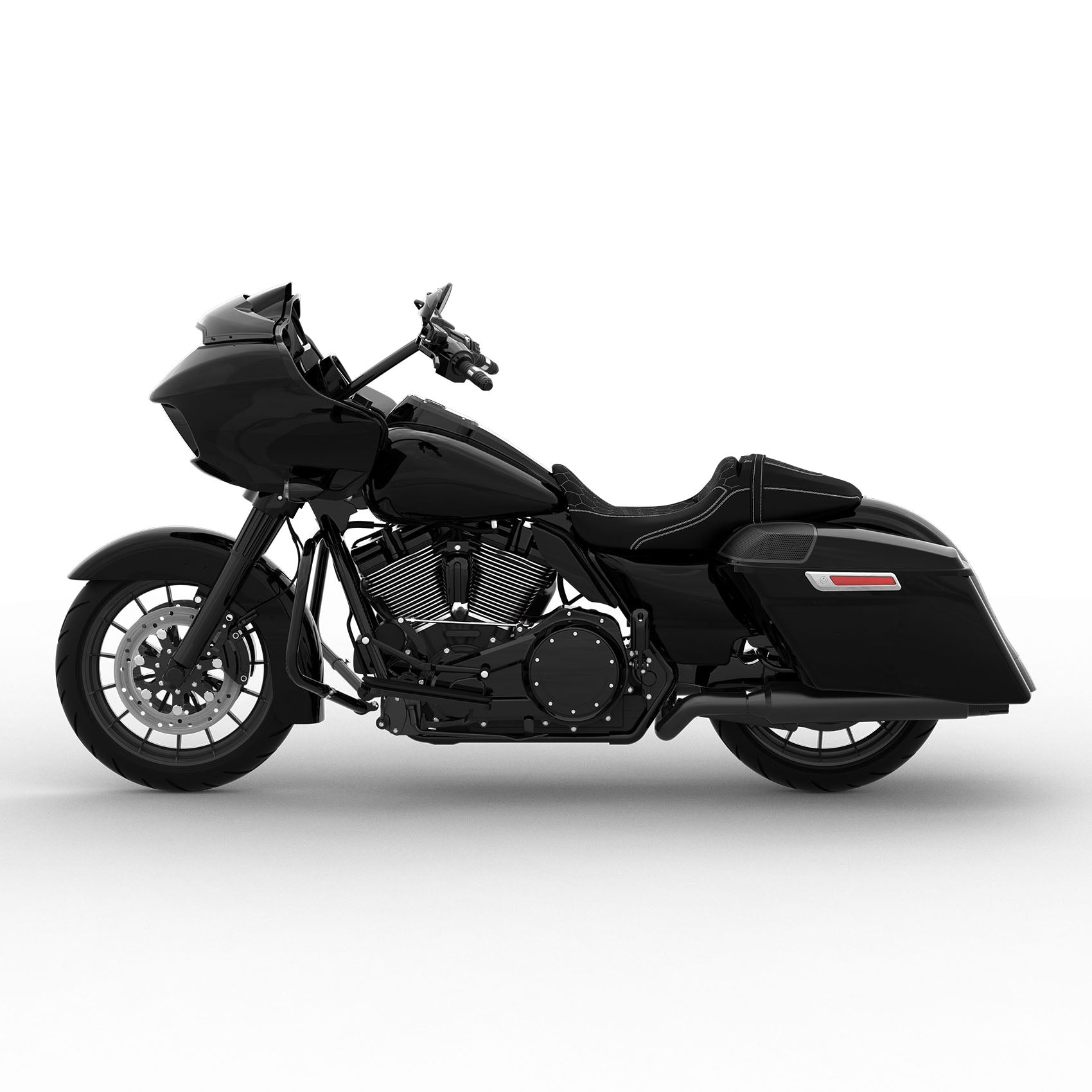 HR3 Vivid Black Complete Body Fairing Kit For Harley CVO Road Glide FLTRXSE 15-23