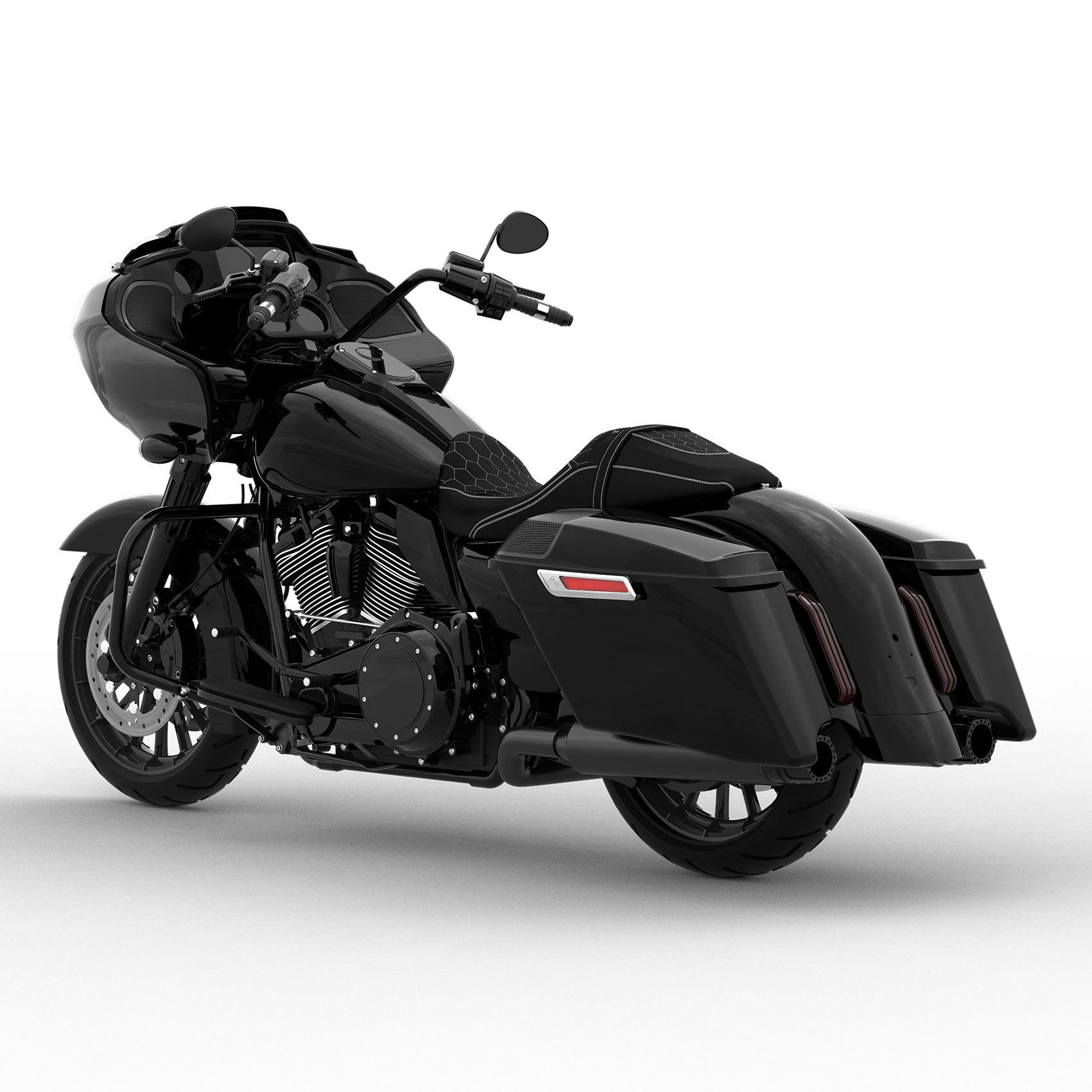 HR3 Vivid Black Complete Body Fairing Kit For Harley CVO Road Glide FLTRXSE 15-23