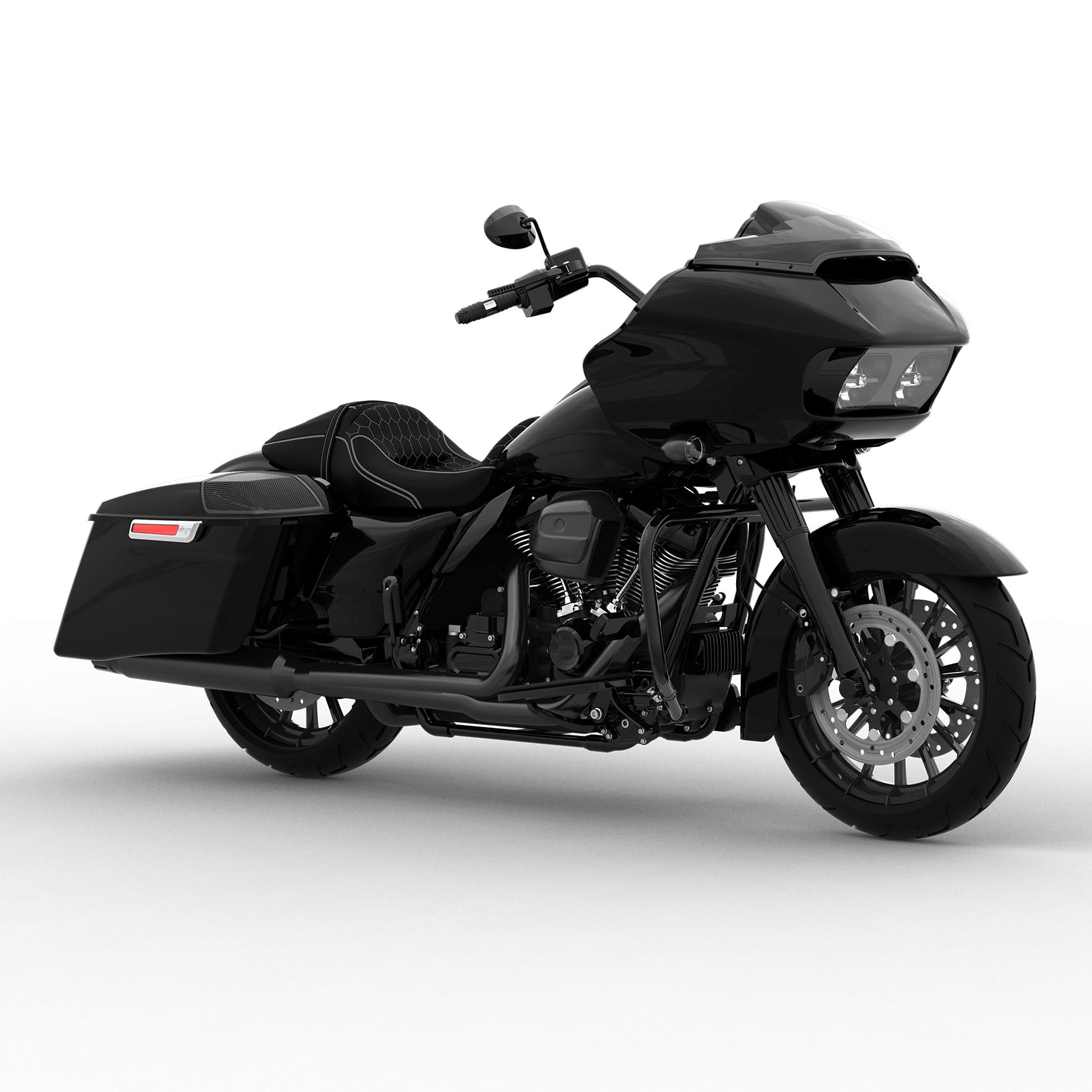 HR3 Vivid Black Complete Body Fairing Kit For Harley CVO Road Glide FLTRXSE 15-23