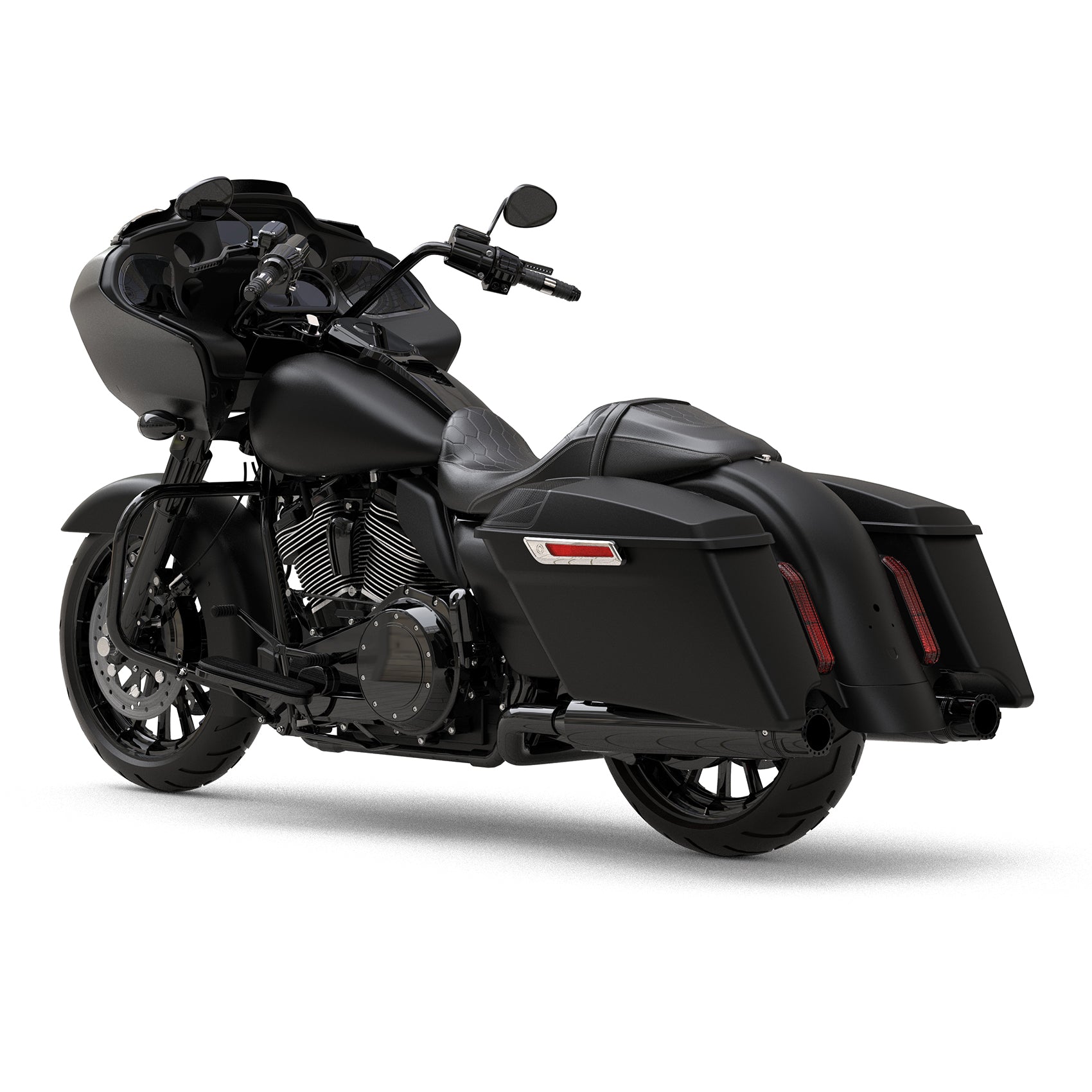 HR3 Black Denim Complete Body Fairing Kit For Harley CVO Road Glide FLTRXSE 15-23