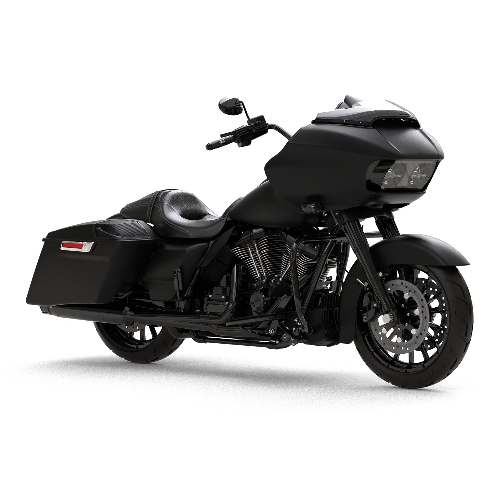 HR3 Black Denim Complete Body Fairing Kit For Harley CVO Road Glide FLTRXSE 15-23