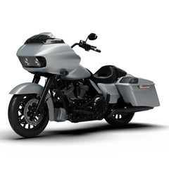 HR3 Barracuda Silver Denim Complete Body Fairing Kit For Harley CVO Road Glide FLTRXSE 15-23