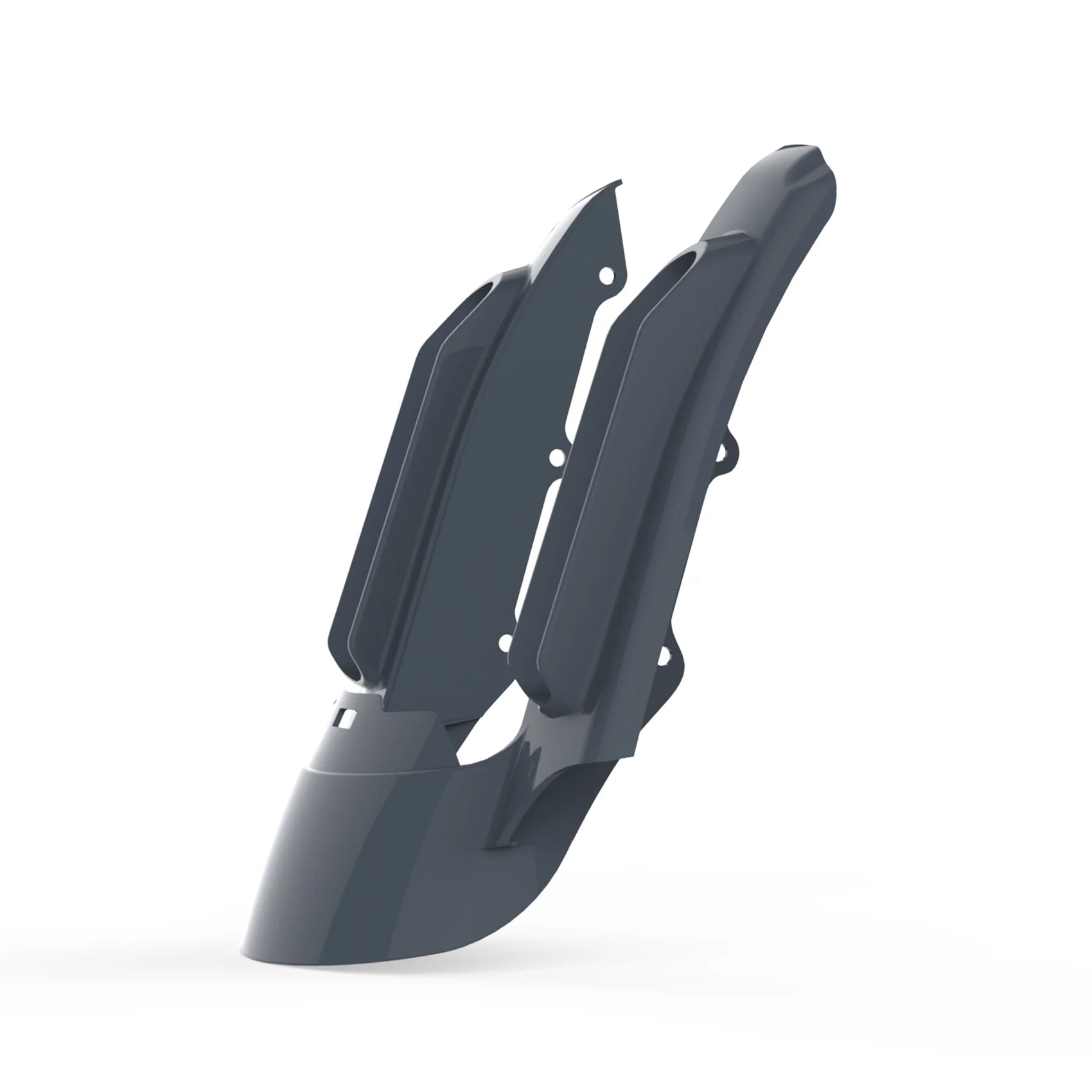 HR3 Gunship Gray CVO STYLE Rear Fender Filler Panel FOR Harley Touring 2014-2023