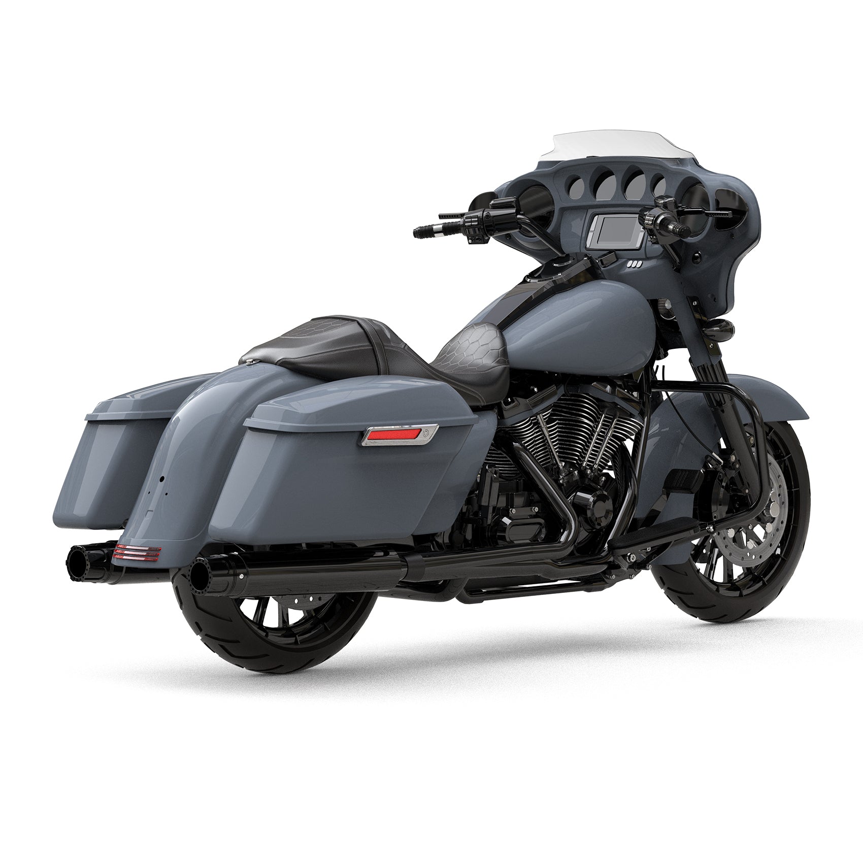 HR3 Gunship Gray Complete Body Fairing Kit For Harley Street Glide FLHX 14-23