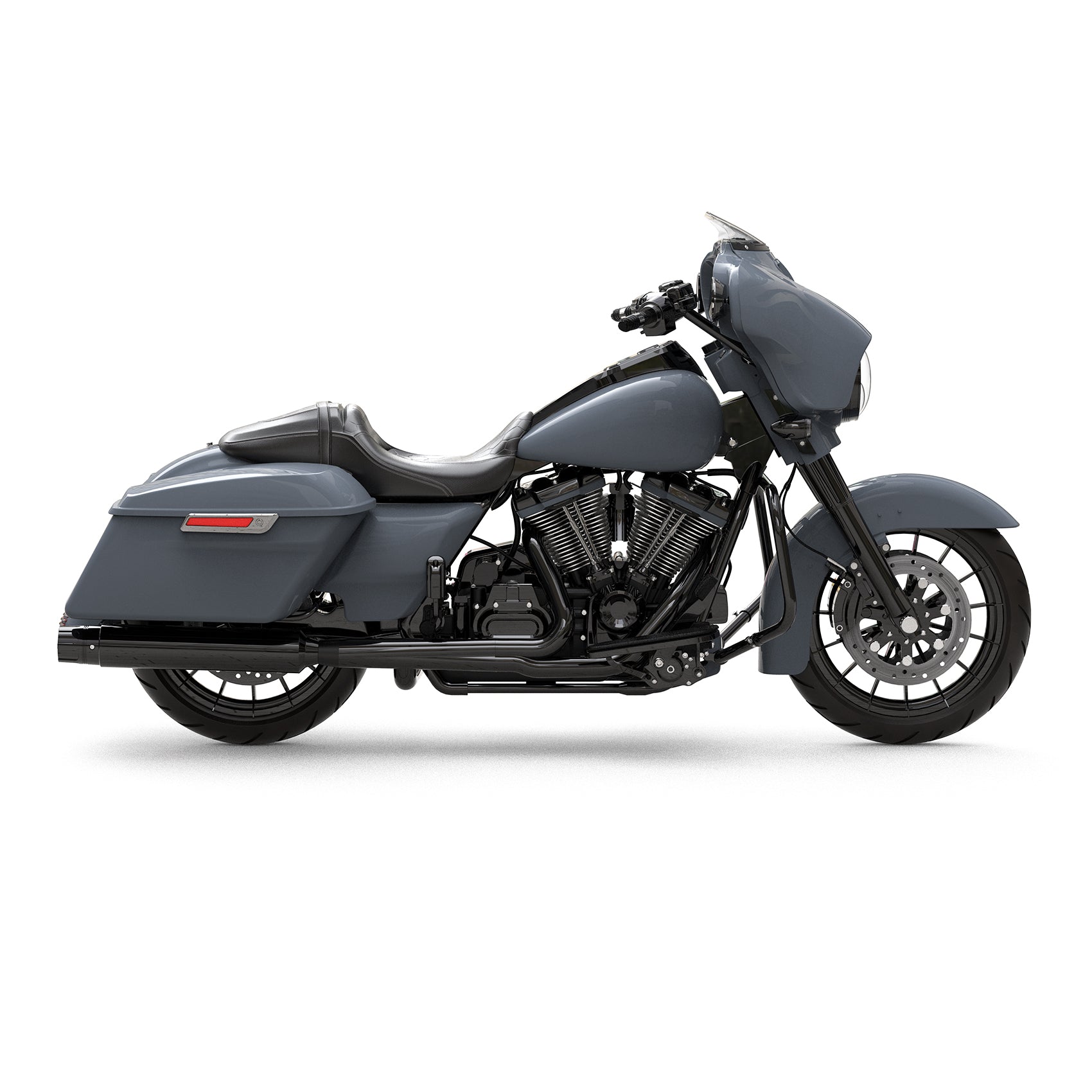 HR3 Gunship Gray Complete Body Fairing Kit For Harley Street Glide FLHX 14-23