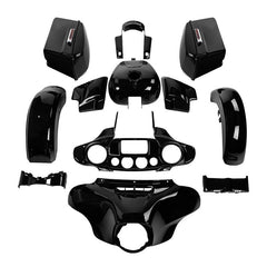 HR3 Vivid Black Complete Body Fairing Kit For Harley Street Glide FLHX 14-23