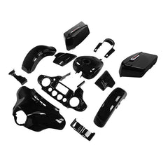 HR3 Vivid Black Complete Body Fairing Kit For Harley Street Glide FLHX 14-23