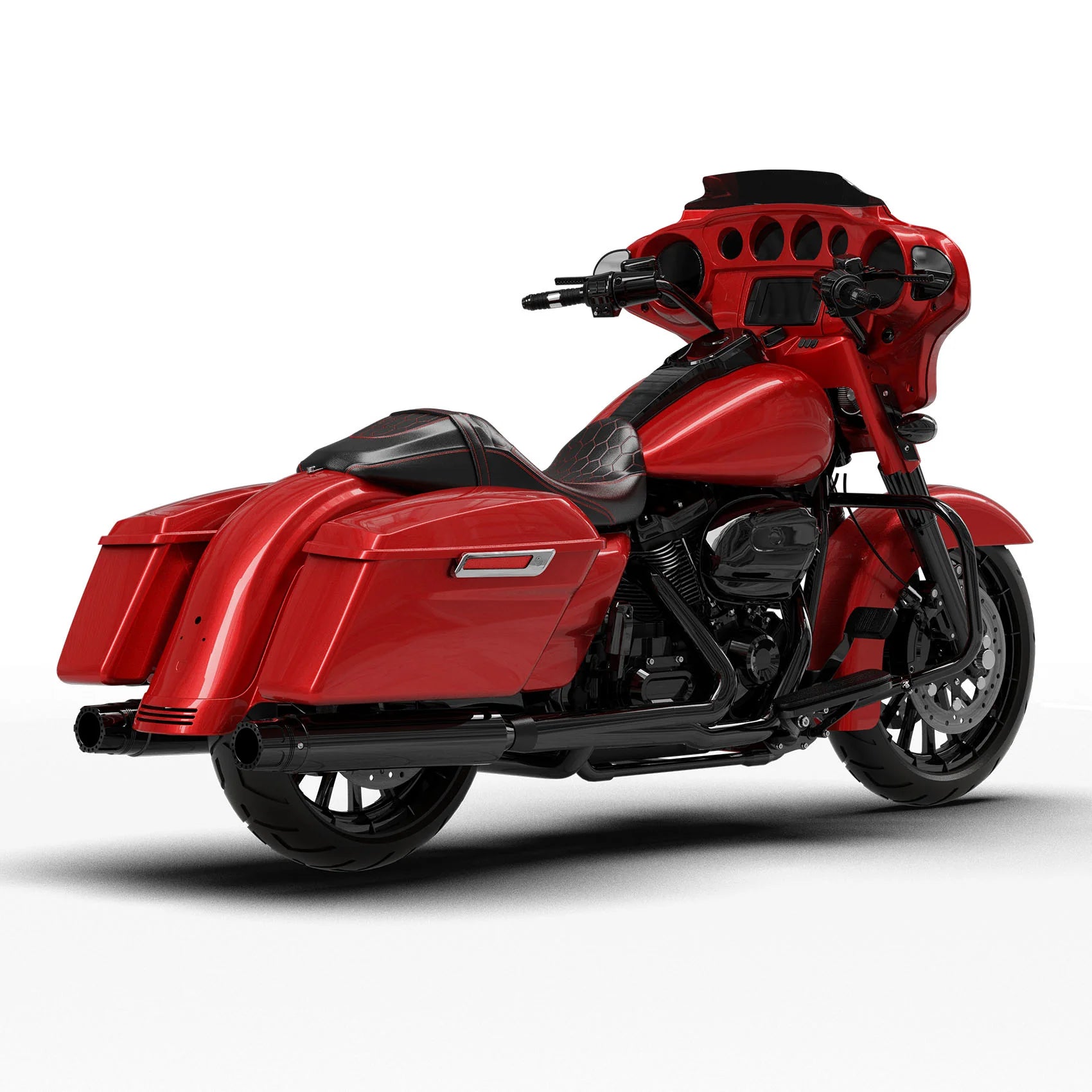 HR3 Wicked Red Complete Body Fairing Kit For Harley Street Glide FLHX 14-23