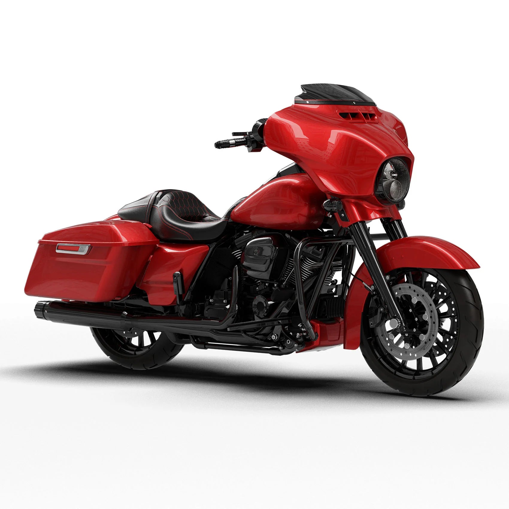 HR3 Wicked Red Complete Body Fairing Kit For Harley Street Glide FLHX 14-23