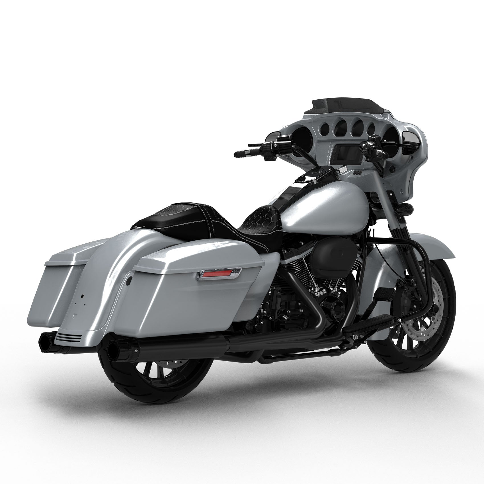 HR3 Barracuda Silver 2020UL Complete Body Fairing Kit For Harley Street Glide FLHX 14-23