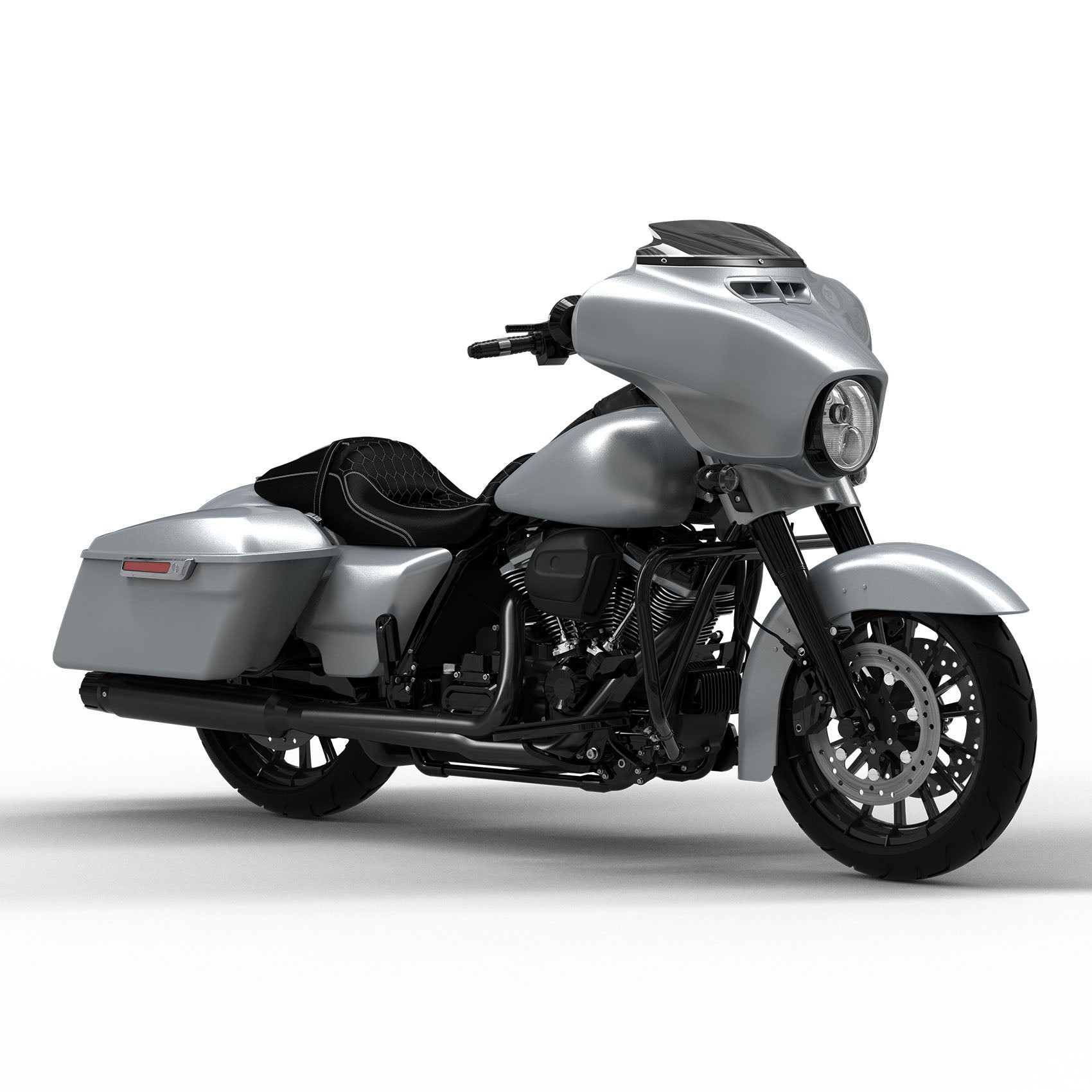 HR3 Barracuda Silver 2020UL Complete Body Fairing Kit For Harley Street Glide FLHX 14-23