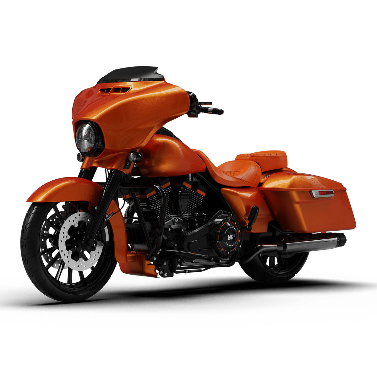HR3 Amber Whiskey 2014SG Complete Body Fairing Kit For Harley Street Glide FLHX 14-23