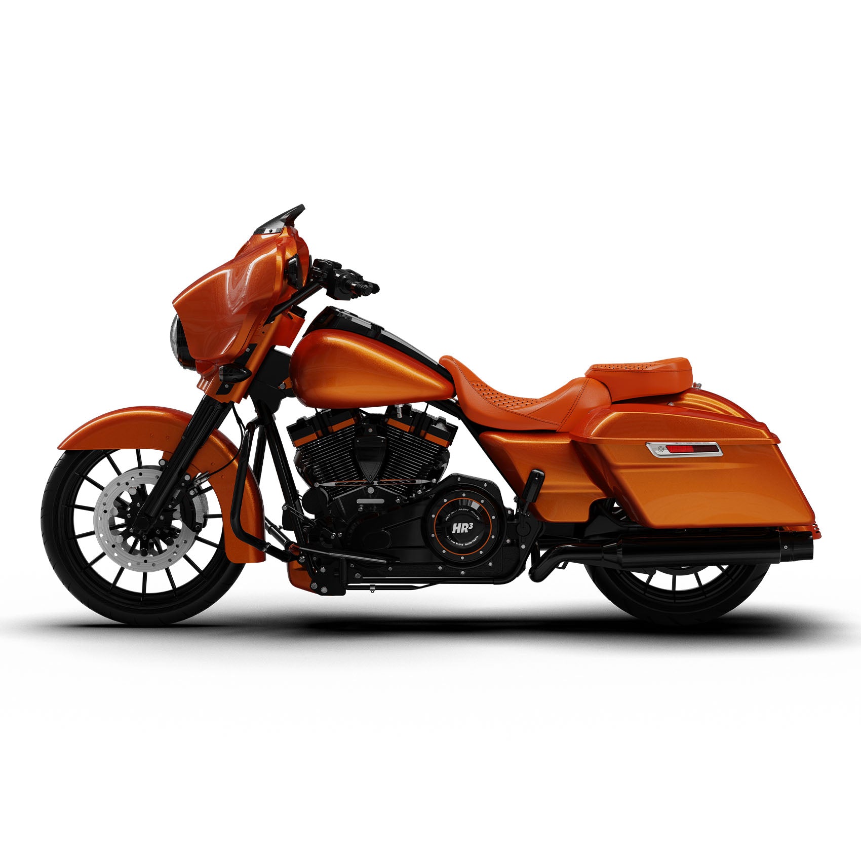 HR3 Amber Whiskey 2014SG Complete Body Fairing Kit For Harley Street Glide FLHX 14-23