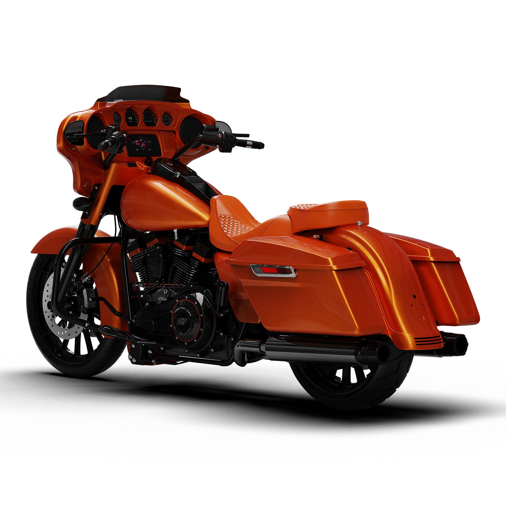 HR3 Amber Whiskey 2014SG Complete Body Fairing Kit For Harley Street Glide FLHX 14-23