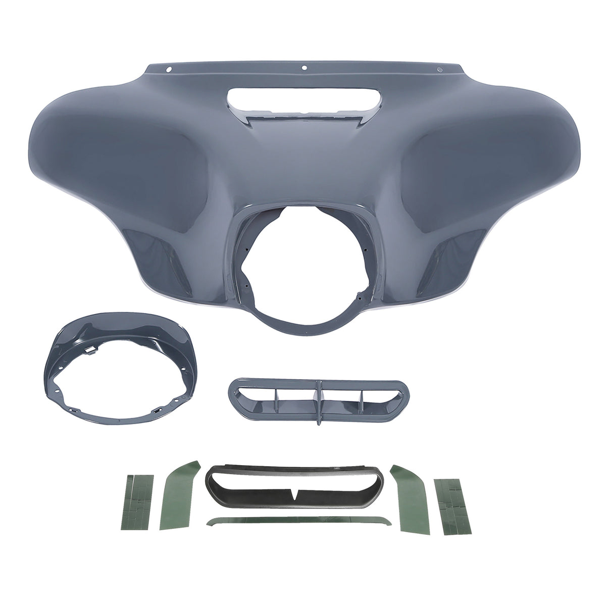 HR3 Gunship Gray Outer Batwing Fairing Cowl Upper STREET GLIDE SPECIAL (FLHXS) 2022