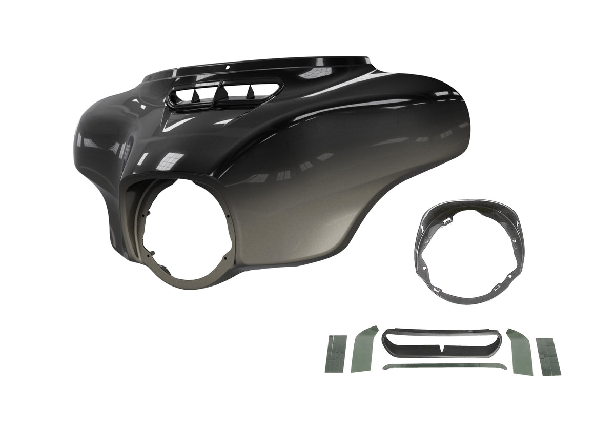 HR3 Black Earth Fade Outer Batwing Fairing Cowl Upper CVO LIMITED FLHTKSE 2018