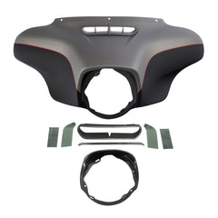 HR3 Industrial Gray Denim / Black Denim Outer Batwing Fairing Cowl Upper