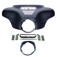 HR3 Charred Steel & Lightning Silver Outer Batwing Fairing Cowl Upper