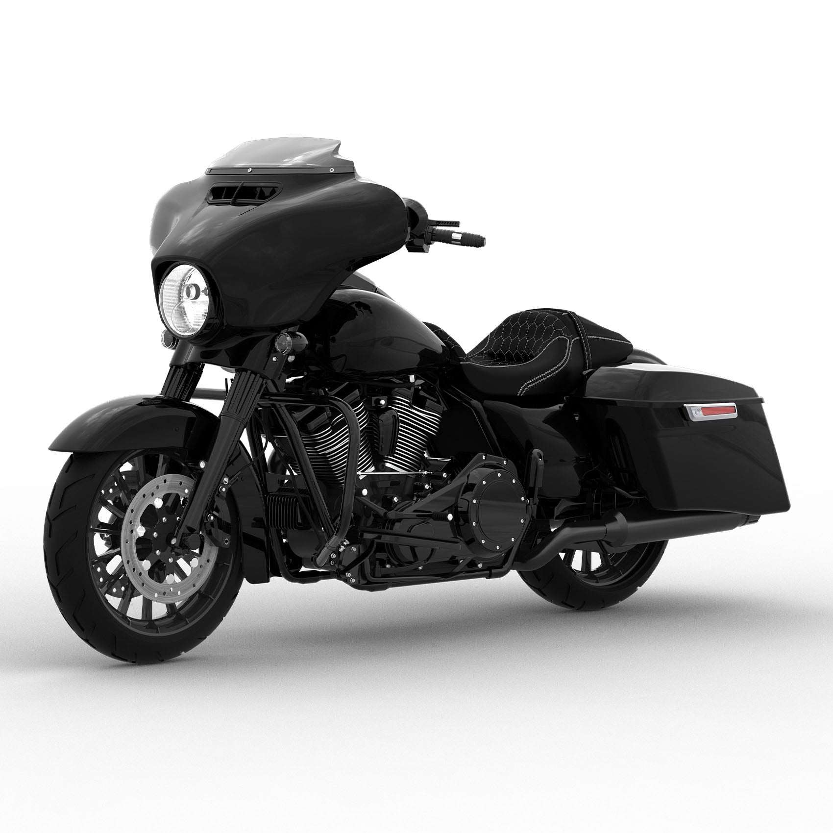 HR3 Vivid Black Complete Body Fairing Kit For Harley Street Glide Special FLHXS 14-23